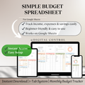 Budget Spreadsheet | Google Sheets Tracker